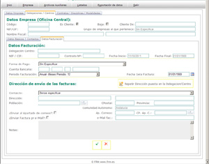 Gestion PRL Datos Facturacion